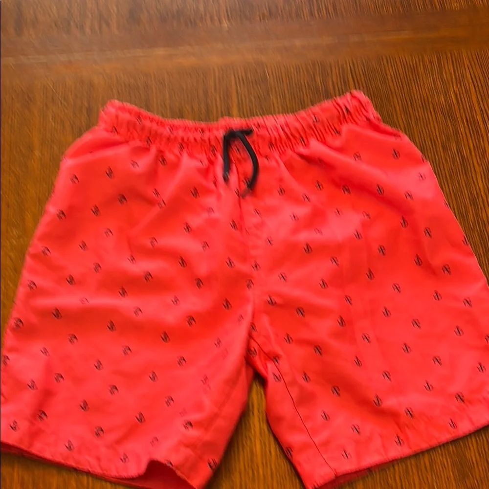 Pink Patterned Swim Shorts - Picture 1 of 1